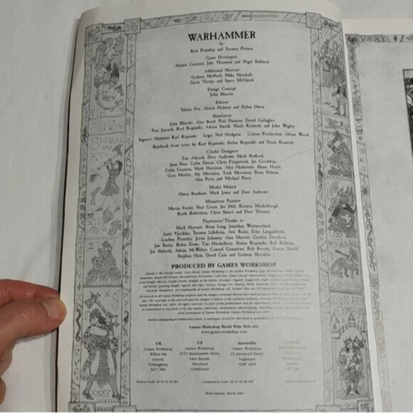 Warhammer The Game of Fantasy Battles 2002 Core Rule Book - Picture 10 of 11